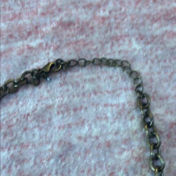 J. Crew Pink and Blue Iridescent Bead Necklace - Picture 3 of 10